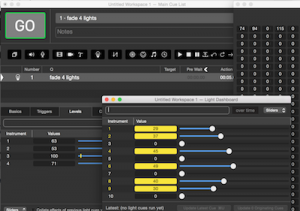 qlab usb dmx